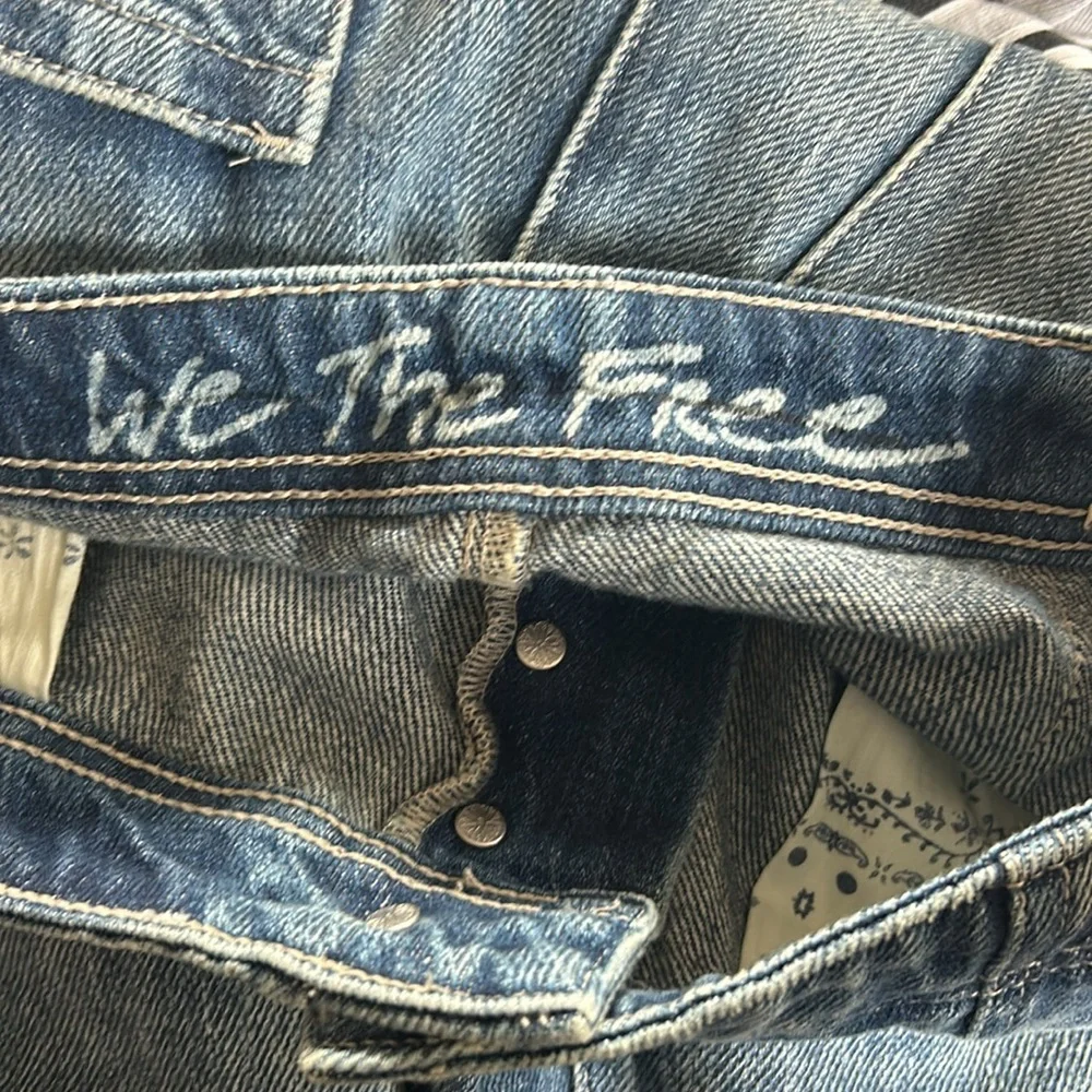 Free People We the Free Osaka High Rise Wide Leg Barrel Jeans Size‎ 29